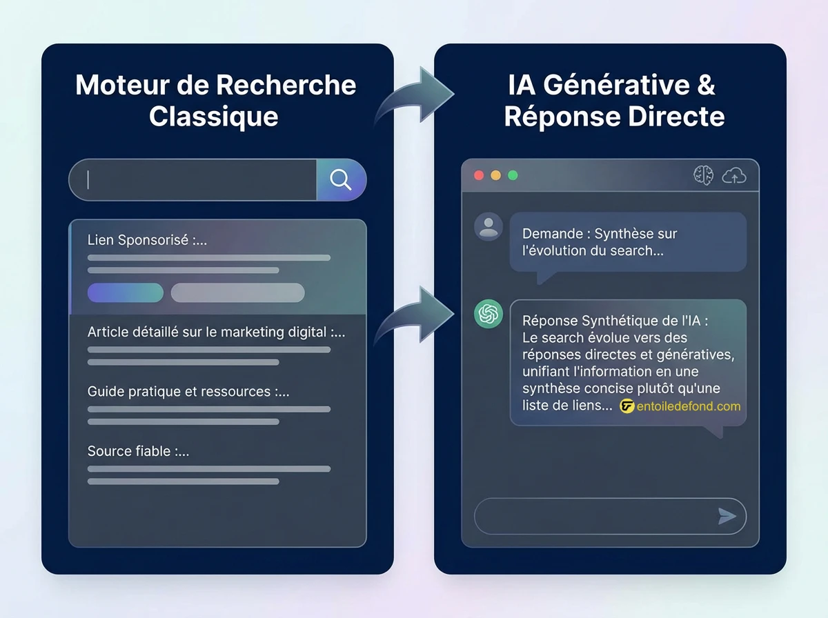 comparatif visuel SEO vs GEO
