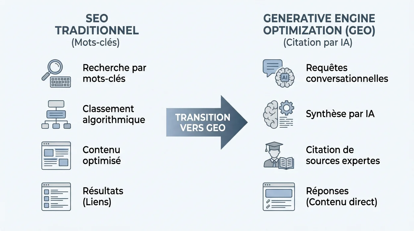 Transition du SEO vers le GEO